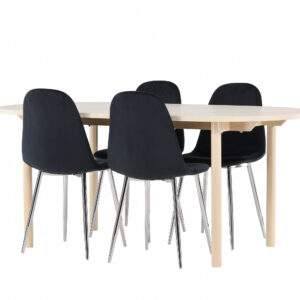 Andy, Polar – Ensemble repas ovale – Blanchi