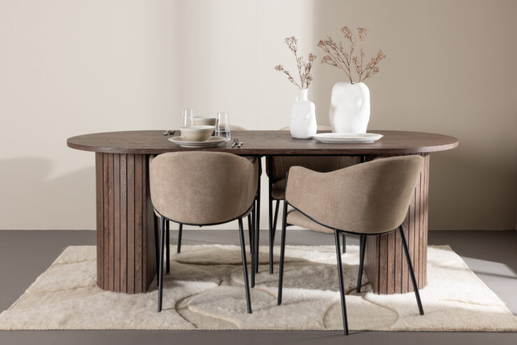 Härön, Evelina – Ensemble repas ovale – Moka