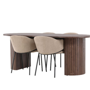 Härön, Evelina – Ensemble repas ovale – Moka
