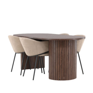 Härön, Evelina – Ensemble repas ovale – Moka
