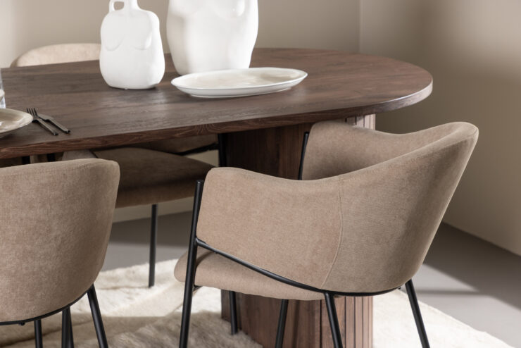 Härön, Evelina – Ensemble repas ovale – Moka