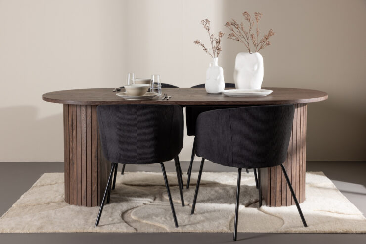 Härön, Berit – Ensemble repas ovale – Moka