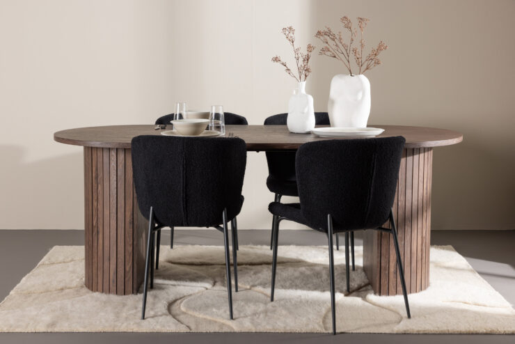 Härön, Modesto – Ensemble repas ovale – Moka