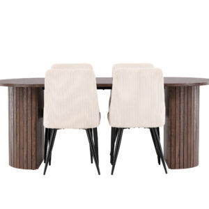Härön, Leone – Ensemble repas ovale – Moka