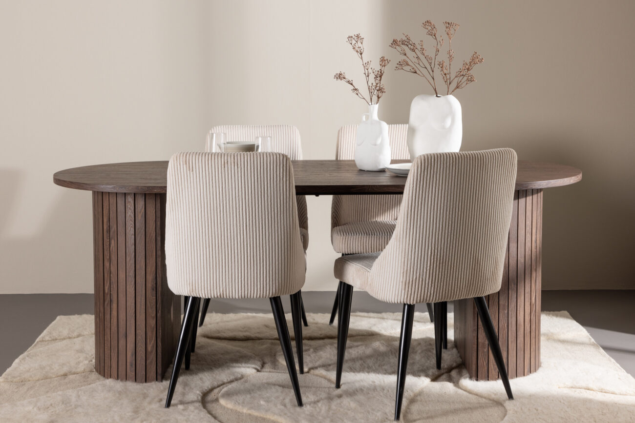 Härön, Leone – Ensemble repas ovale – Moka