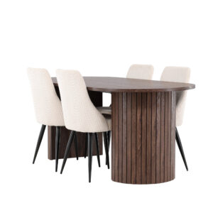 Härön, Leone – Ensemble repas ovale – Moka