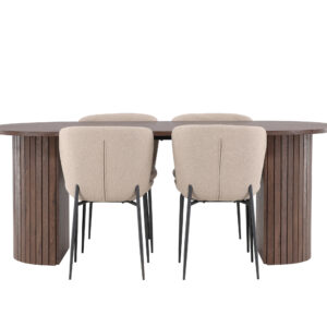 Härön, Modesto – Ensemble repas ovale – Moka