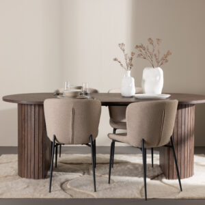 Härön, Modesto – Ensemble repas ovale – Moka