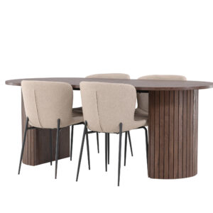 Härön, Modesto – Ensemble repas ovale – Moka