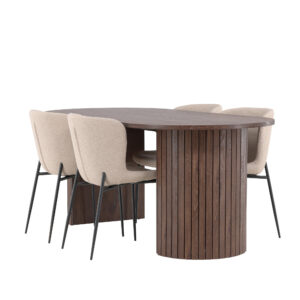 Härön, Modesto – Ensemble repas ovale – Moka