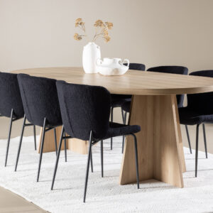 Bootcut, Modesto – Ensemble repas ovale – Naturel