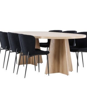 Bootcut, Modesto – Ensemble repas ovale – Naturel
