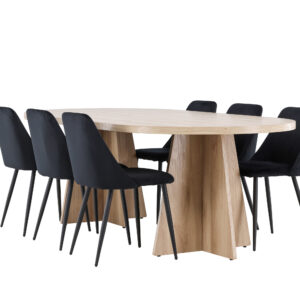 Bootcut, Night – Ensemble repas ovale – Naturel