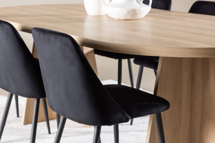 Bootcut, Night – Ensemble repas ovale – Naturel