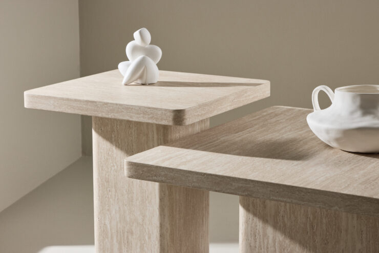 Qvart – Table basse – Beige