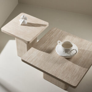 Qvart – Table basse – Beige
