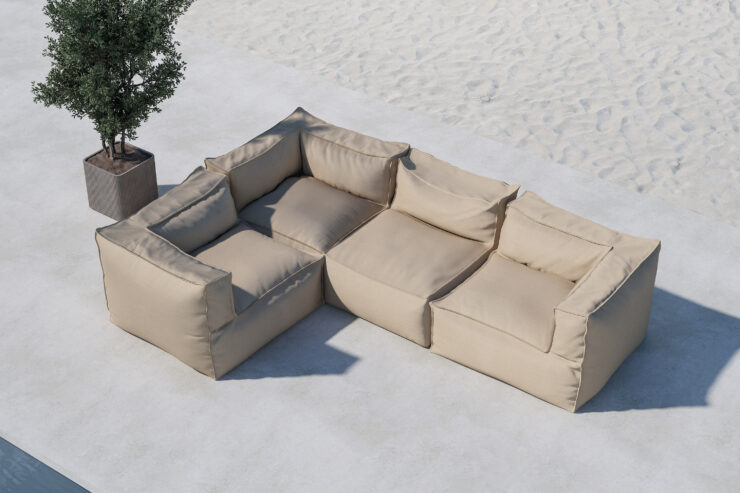 Rambo – Salon lounge – Beige
