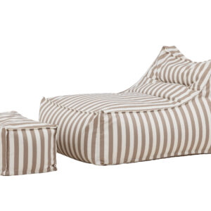 Redang – Fauteuil lounge – Beige, Blanc