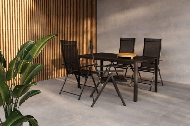 Giardini, Levanzo – Ensemble repas – Noir