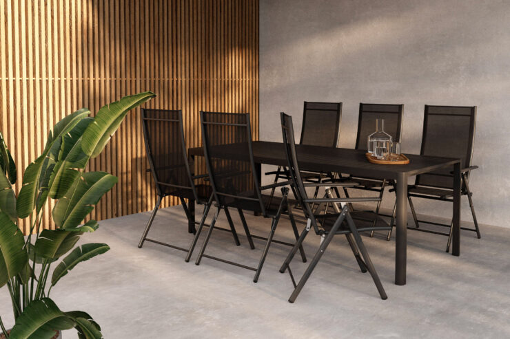 Giardini, Levanzo – Ensemble repas – Noir