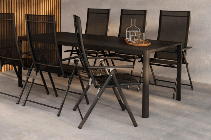 Giardini, Levanzo – Ensemble repas – Noir