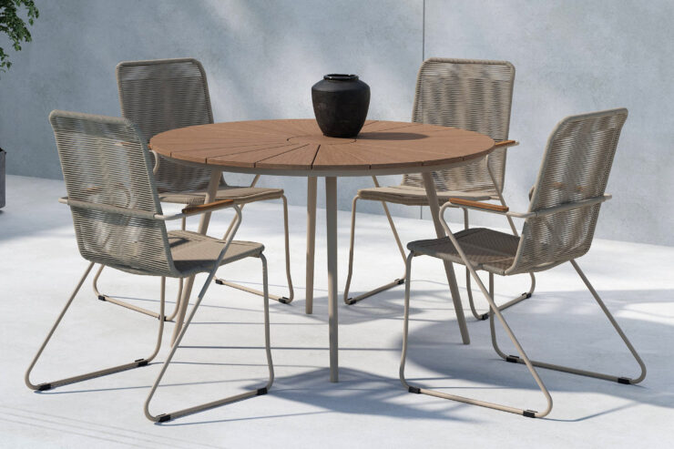 San Vito, Bois – Ensemble repas – Naturel