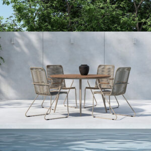 San Vito, Bois – Ensemble repas – Naturel