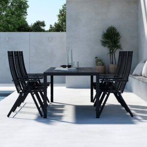 Mirko, Levanzo – Ensemble repas – Noir
