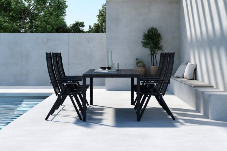 Mirko, Levanzo – Ensemble repas – Noir