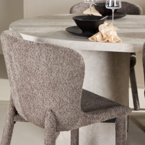 Narvik, Astoria – Ensemble repas ovale – Beige
