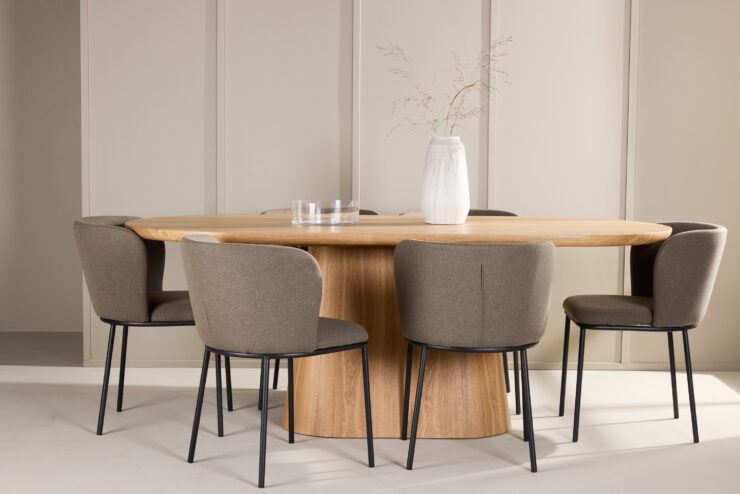 Stjärnö, Edina – Ensemble repas ovale – Naturel