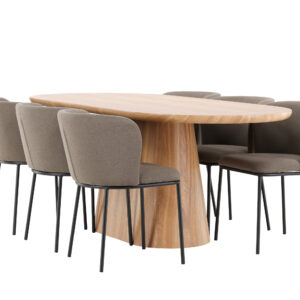Stjärnö, Edina – Ensemble repas ovale – Naturel