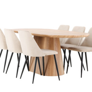 Stjärnö, Night – Ensemble repas ovale – Naturel