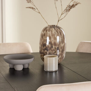 Strada, Night – Ensemble repas ovale – Noir