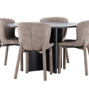 Strada, Astoria – Ensemble repas ovale – Noir