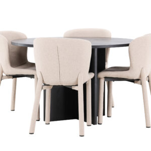 Strada, Astoria – Ensemble repas ovale – Noir