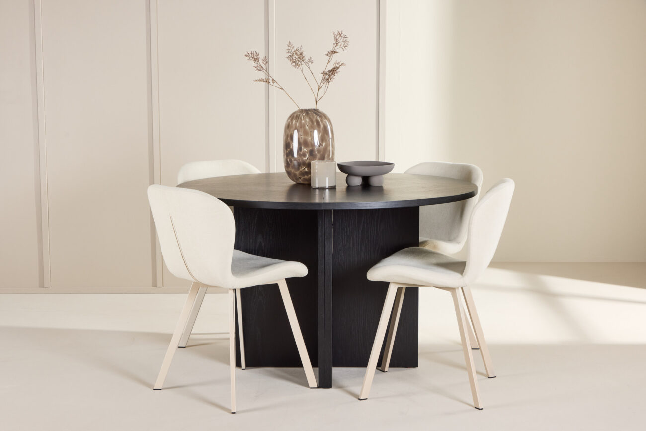 Strada, Lilja – Ensemble repas ovale – Noir