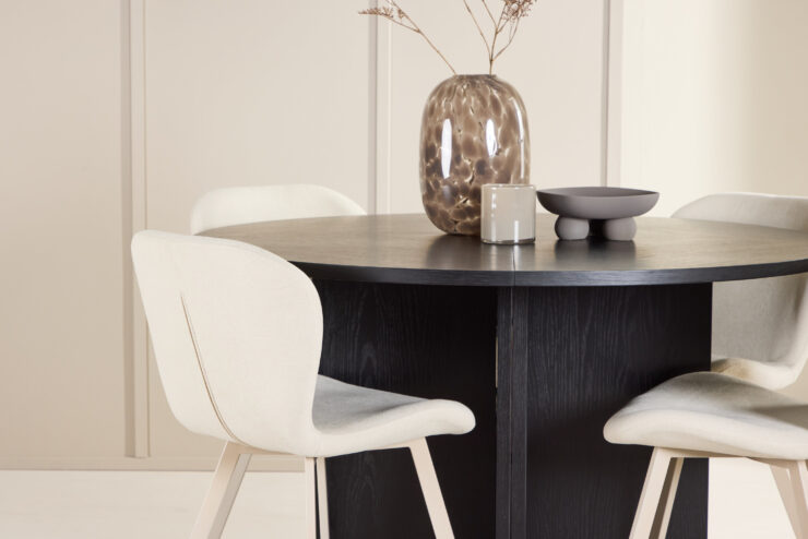 Strada, Lilja – Ensemble repas ovale – Noir