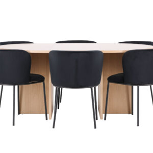 Strada, Edina – Ensemble repas ovale – Blanchi