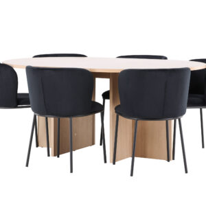 Strada, Edina – Ensemble repas ovale – Blanchi