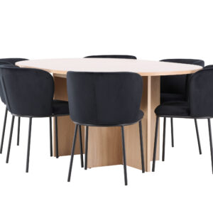 Strada, Edina – Ensemble repas ovale – Blanchi
