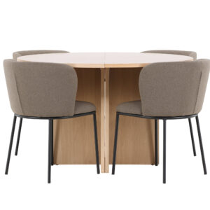 Strada, Edina – Ensemble repas ovale – Blanchi