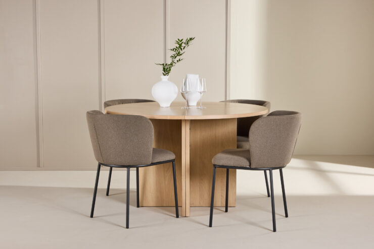 Strada, Edina – Ensemble repas ovale – Blanchi