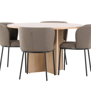 Strada, Edina – Ensemble repas ovale – Blanchi