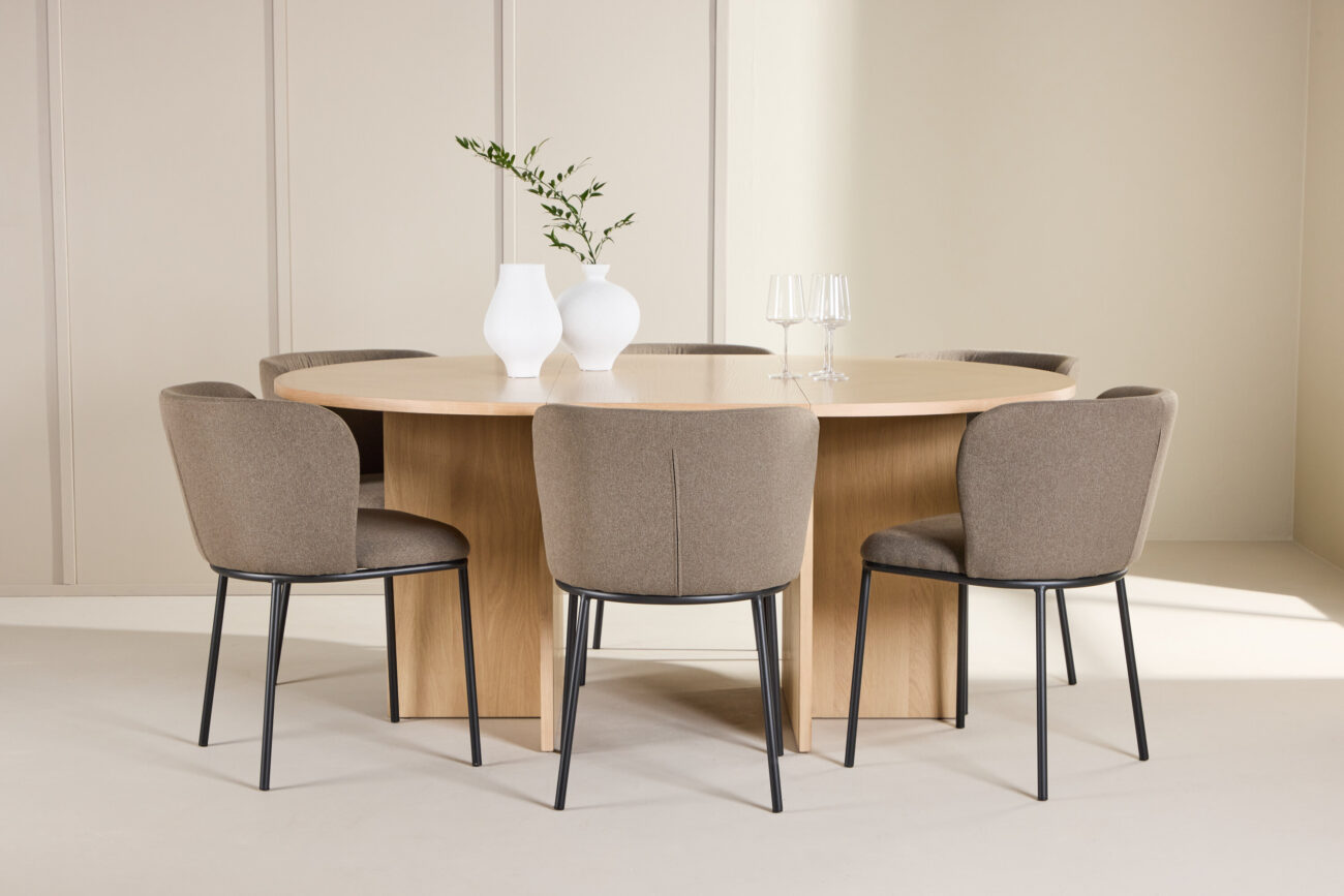 Strada, Edina – Ensemble repas ovale – Blanchi