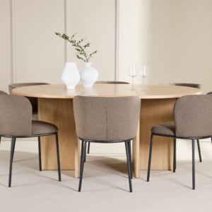 Strada, Edina – Ensemble repas ovale – Blanchi