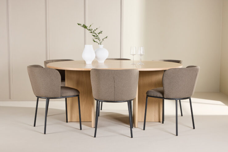 Strada, Edina – Ensemble repas ovale – Blanchi