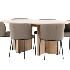 Strada, Edina – Ensemble repas ovale – Blanchi