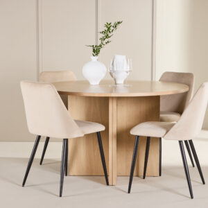 Strada, Night – Ensemble repas ovale – Blanchi