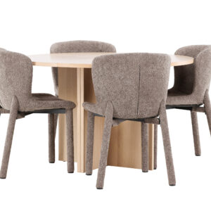 Strada, Astoria – Ensemble repas ovale – Blanchi